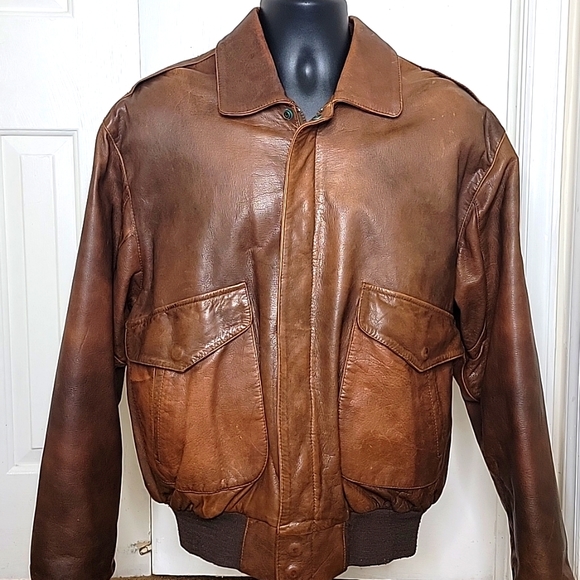 New Zealand OUTBACK Other - New Zealand OUTBACK Brown Leather Bomber Jacket Vintage Size M